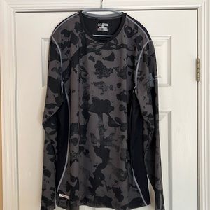 Under Armour Long Sleeved Camo Heat Gear Shirt